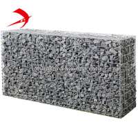 Cheap price heavy stainless steel stone basket 2*1*1m gabion mesh Davao city galvanized welded gabions