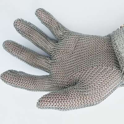 ISO9001:2008 Manufacturer Sale Stainless Steel Mesh Gloves For Butchers